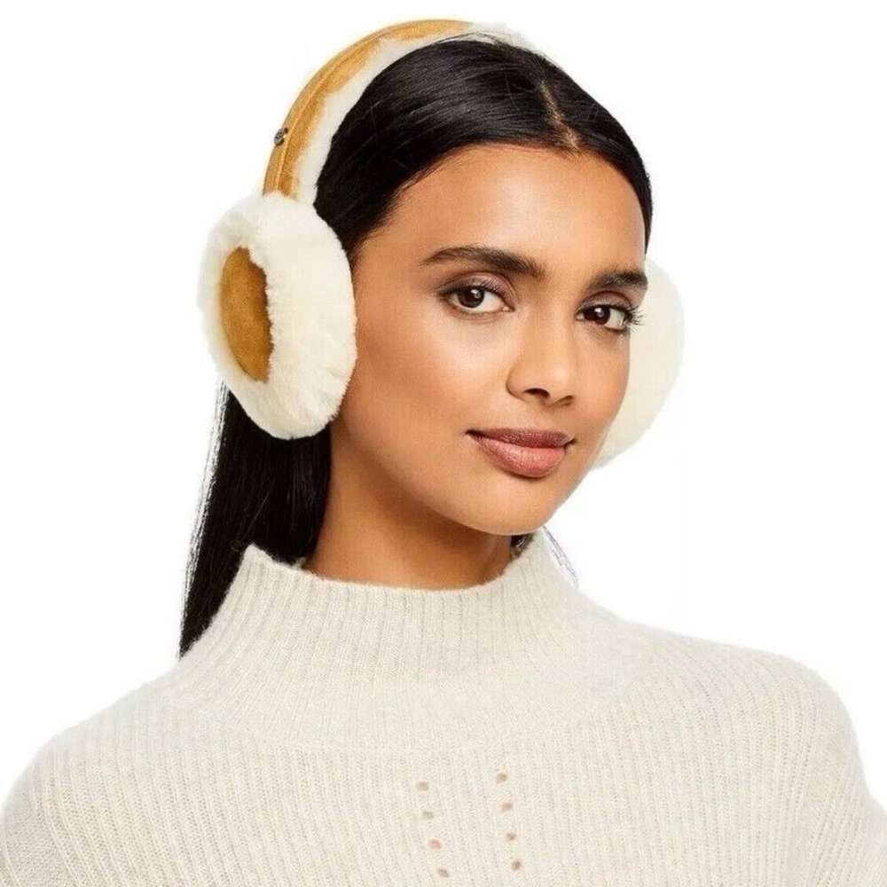 Ugg Sherpa Suede Earmuffs